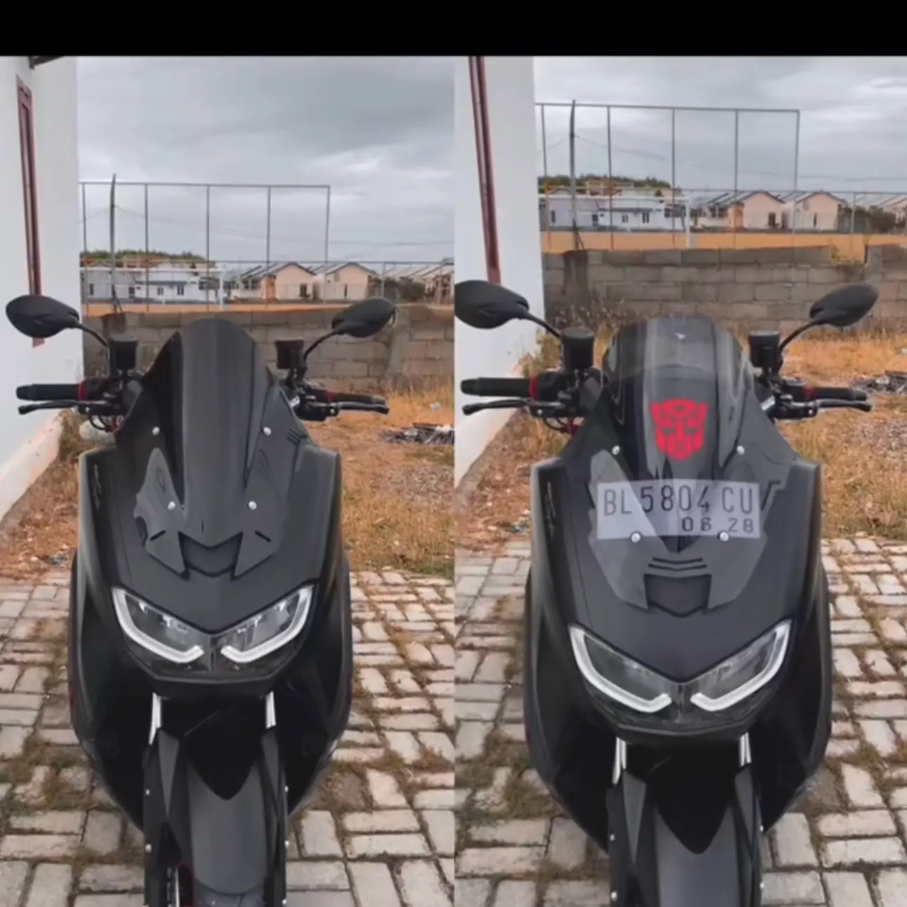 Visor Windshield TDR V6 V7 Nmax New Dan Nmax Old Baut karet Motorcycle