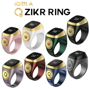 SMART TASBIH DIGITAL IQIBLA ZIKR RING Multifungsi untuk Muslim - Cincin Zikir dengan Pengingat Salat & Fitur Bluetooth Cantik