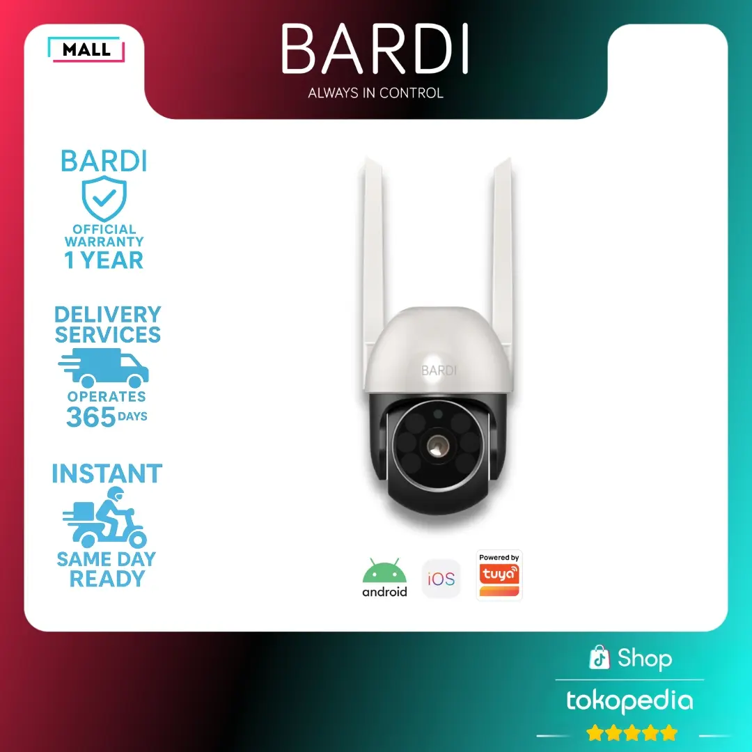 BARDI Smart IP Camera CCTV Outdoor PTZ  - Kamera Smart Wifi PTZ