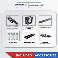 Gambar Wallmount Rack INDORACK WIR5510D Double Door Rak 10U Depth 550mm dari RADIAN JAYA Kota Administrasi Jakarta Utara 3 Tokopedia