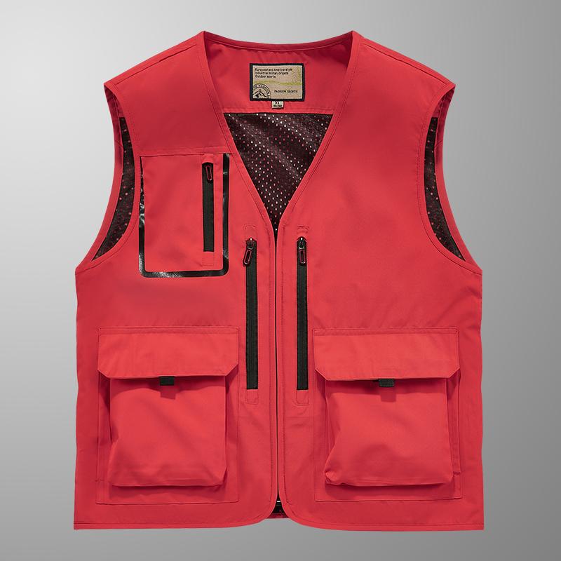 Product Introduction of Men's Vest Sleeveless Casual Outdoor Mountaineering Fishing Vest Breathable Waterproof Vest Jacket M-6XL 18