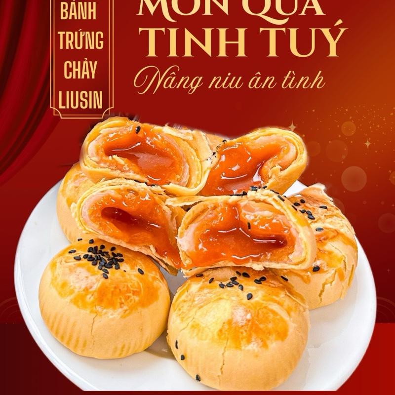  Thùng 1kg 19 Chiếc Bánh Trứng Chảy Siêu Ngon - Ngày Sản Xuất Trên Bánh - HSD 135 Ngày - Thơm Mùi Phô Mai & Nhân Trứng Chảy Mặn Ngọt - Bánh Liu Trứng Chảy Siêu Ngon 