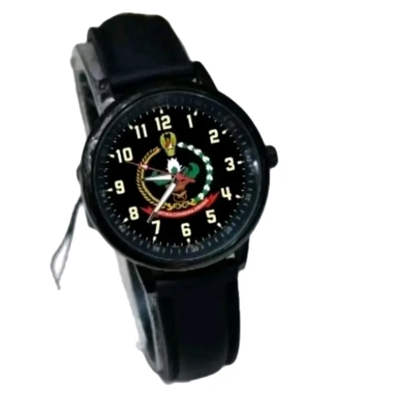 Jam Tangan Wanita Logo Persit TNI AD Tali Kulit Anti Air - Watches Kaca 0