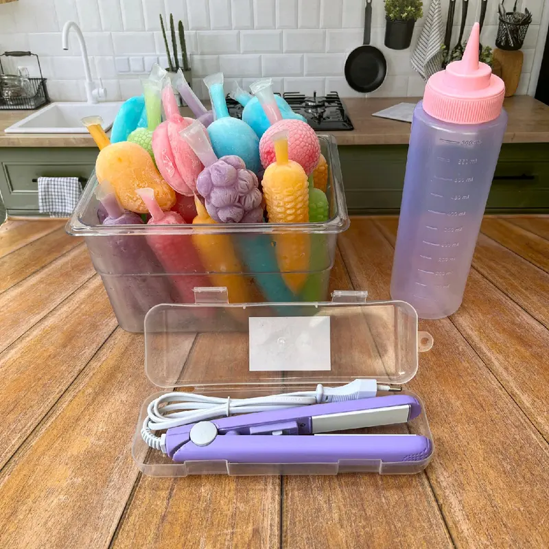 Paket Jualan Pudot, Plastik Bentuk Buah, Catokan, Botol isi 1