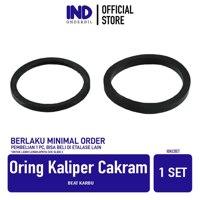 Gambar GROSIR Oring Kaliper Cakram Depan Beat Karbu O Ring Seal Karet Piston Sil Caliper Calipera dari IND Onderdil Kota Bandung Tokopedia