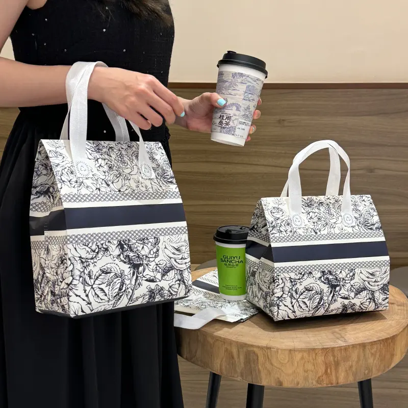 PREMIUM Thermal Alumunium TOTEBAG Tas alumunium cooler bag penahan panas & dingin untuk Frozen Food tastahandingin 5