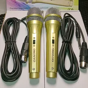 1 PAKET ISI 2 MIC/ MIK KARAOKE SUARA JERNIH