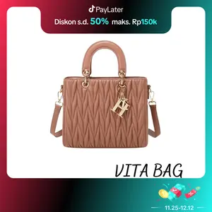 JIMS HONEY VITA BAG Tas Selempang dan Bahu Wanita Slingbag Cewek Jimshoney Trendy Elegan Kulit