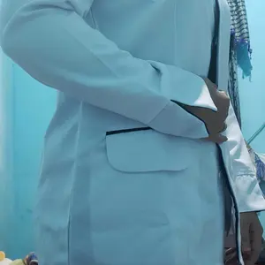 Seragam Wanita ASN Polos Hitam Putih Panjang Murah Seragam Panjang Blazer Celana Katun Kerja