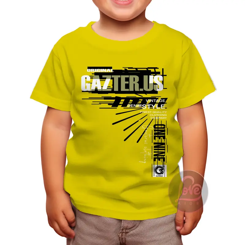 Pakaian Baju Kaos Anak Tanggung Laki-Laki Umur 4-16 Tahun Motif Fashion Brand Atasan New Bahan Katun 30s Combad Premium 2
