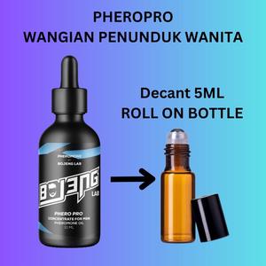 Decant 5ML Pheropro Perfume Pemiekat Wanita Lelaki Minyak Wangi Pheromone Pemikat