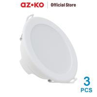 Gambar AZKO Krisbow Set 3 pcs Runden Lampu Downlight Led 3Pk Lampu Sorot Ceiling Light Peralatan Elektronik Lampu Plafon - 15 Watt dari AZKO ID Kota Administrasi Jakarta Pusat 1 Tokopedia