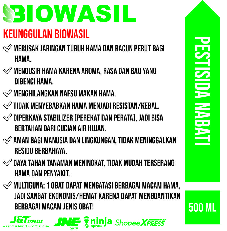 Pembasmi Hama Walang Sangit Pada Padi Paling Ampuh Biowasil Mampu Mengusir Hama Walang Sangit pada Tanaman Padi, Pupuk Pengendali Hama Walang Sangit Pada Padi Paling Ampuh dan Tokcer isi 500 ML 3