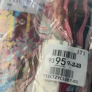 Cross stitch DIY Kerajinan tangan Punch Needle Setik Silang Starter Kit Pajangan Dekorasi Kamar Paket Sulam