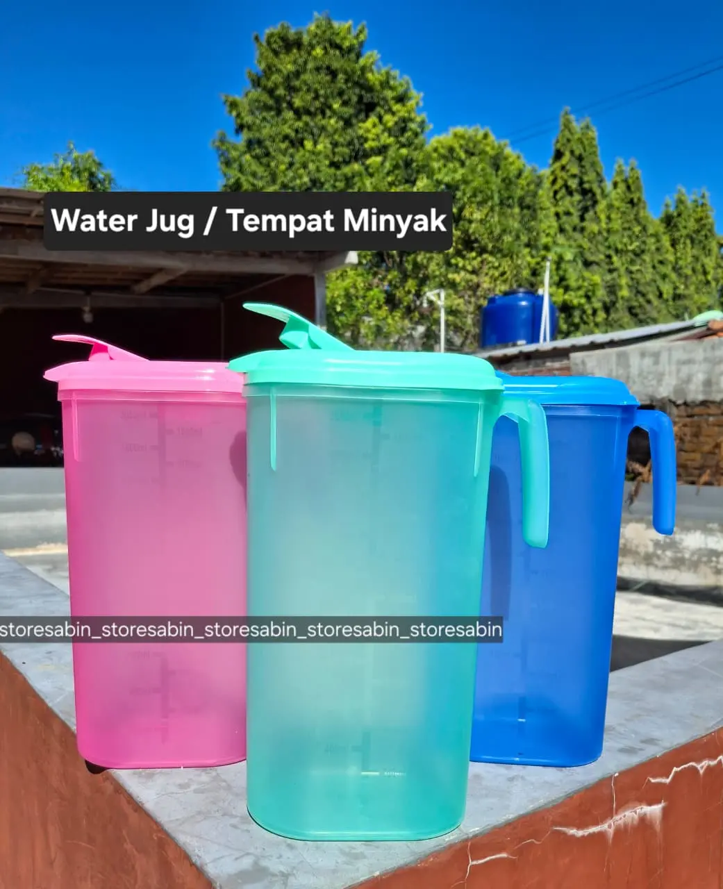 Tempat Air Minum / Eskan Ogaki 2 Liter / Wadah Air Plastik 2000ML / Water Jug Panas Dingin / Tempat Minyak 2lt