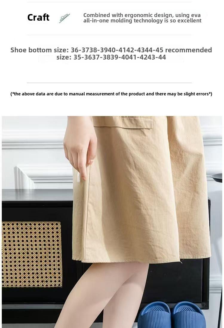 Product Introduction of Lightweight and ultra elastic cool slippers are suitable for both men and women to wear, live and use at home. They are also suitable for indoor non slip slippers when receiving guests 0
