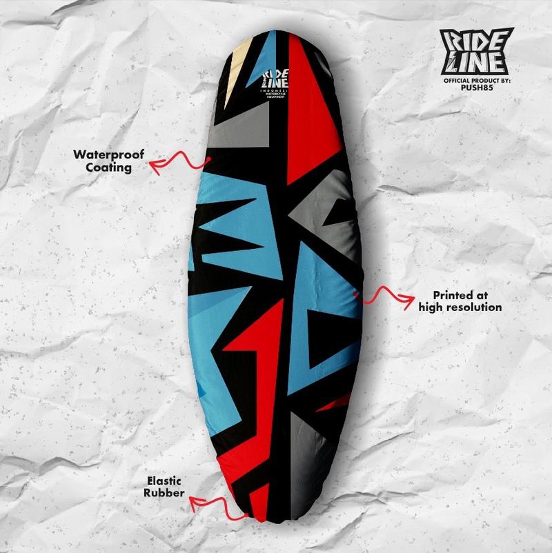 Product Introduction of Rideline abstrak seat cover - sarung jok motor full print 6
