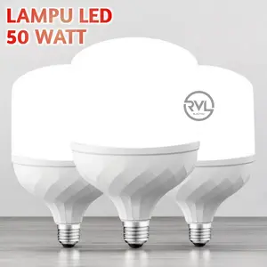 Paket 3 Pcs Lampu LED Jumbo 50 Watt Dan 40 Watt Cahaya Putih