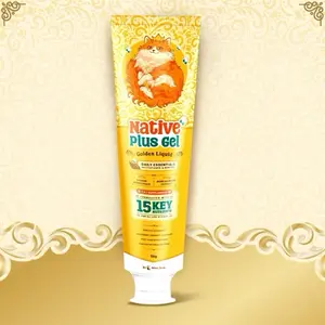 Olive Care Vitamin Kucing NATIVE+ PLUS GEL GOLDEN LIQUID 110g Suplemen Topping Multivitamin Makanan Kucing Nafsu Makan, Kulit Bulu, Imunitas, Energi Booster, Pemulihan, Hamil Menyusui