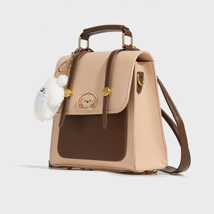 Ransel Remaja Gaya Korea Fashion Ransel Kanvas Kasual Ransel Wanita backpack laptop Ransel Laptop Sekolah 5