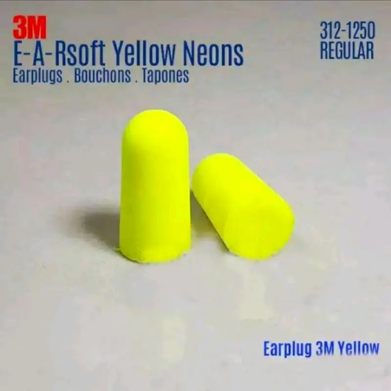 EARPLUG 3M 10 Pasang - Ear plugs - Penutup Telinga - Pelindung Telinga 3