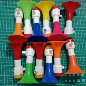 trompet plastik model bungaa isi 12 pcs