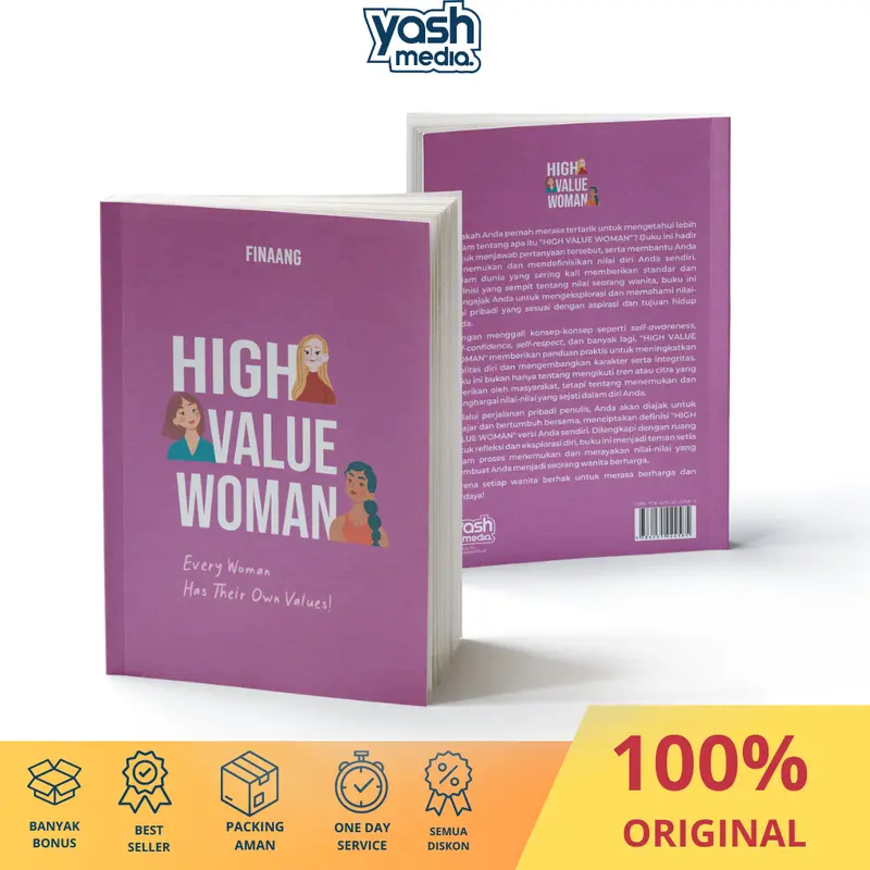 Paket Hemat High Value [3 Buku] - High Value Woman - Rahasia Sukses Personal Branding - Untuk Kamu Yang Malas dan Suka Menunda - Yash Media 2