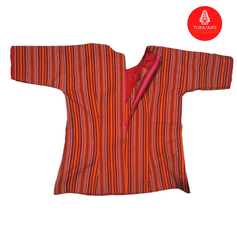Baju Toraja Tallubuku Pakaian Adat untuk Anak Perempuan TK, SD, SMP, dan SMA Kain Tenun Asli Toraja 4