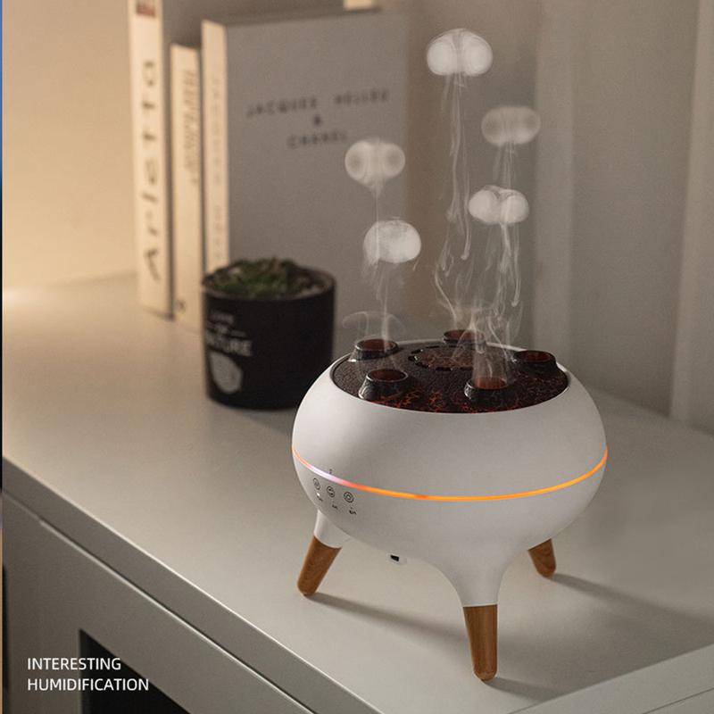 Dynamic Jellyfish Air Humidifier 250ml Essential Oil Diffuser Remote ...