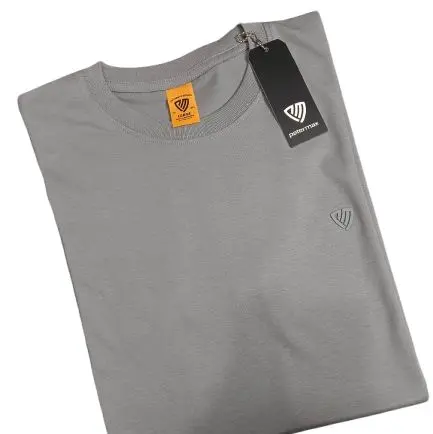T-SHIRT - KAOS ABU MUDA PRIA WANITA KATUN COMBED
