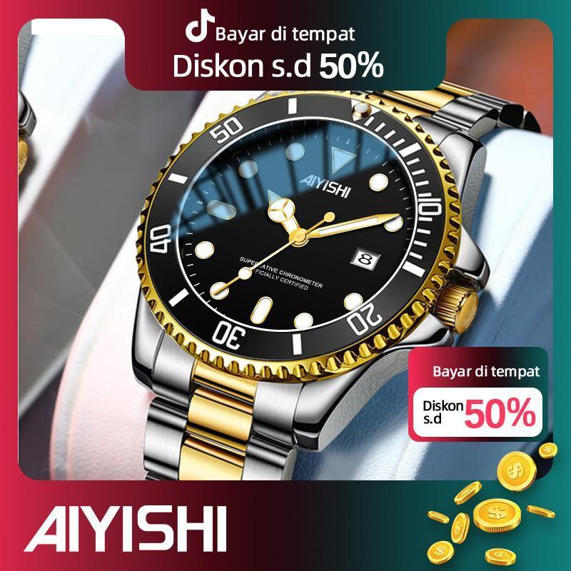 LARIS! Jam tangan pria otomatis, dilengkapi kalender AIYISHI Shop  Tokopedia