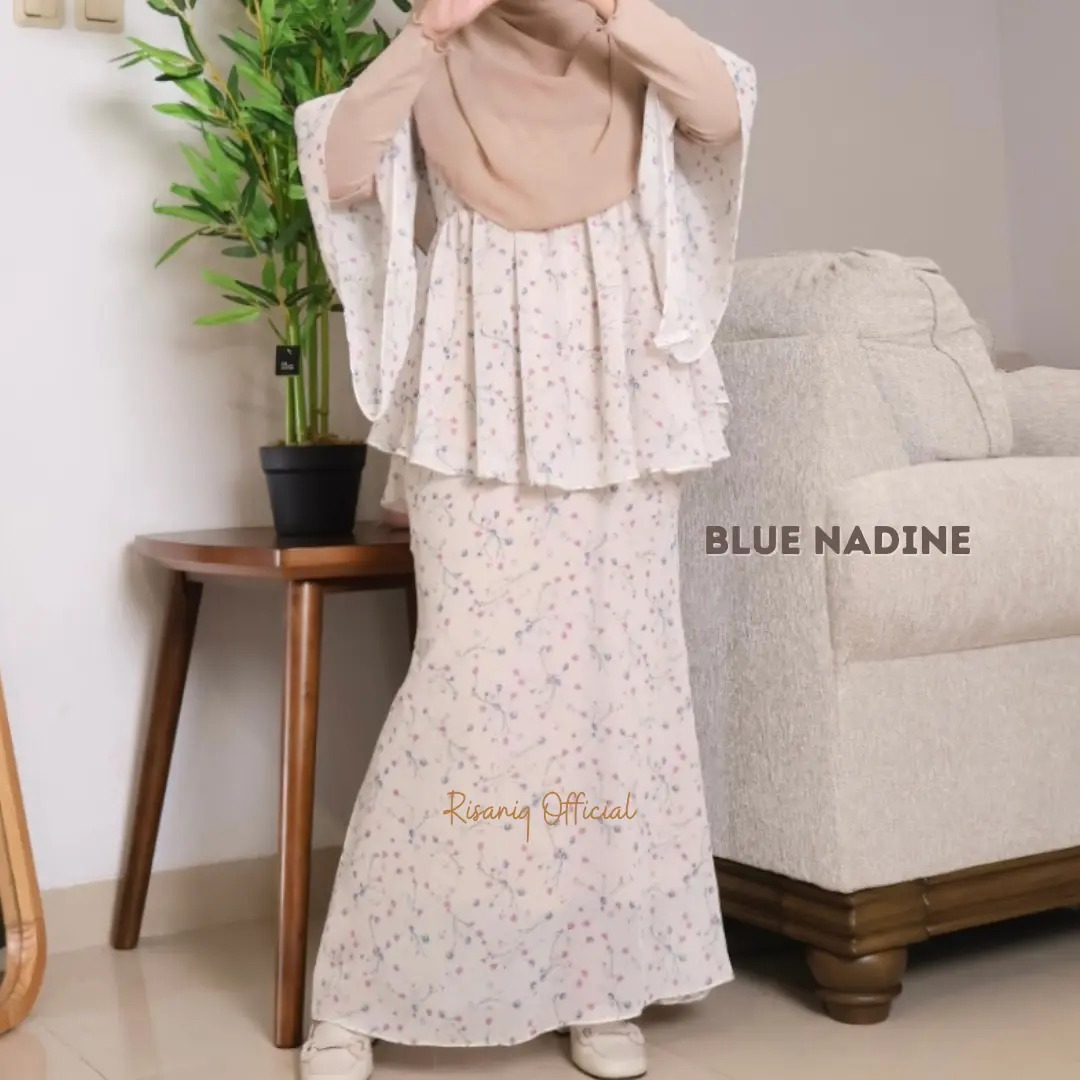 Blue Nadine Motif
