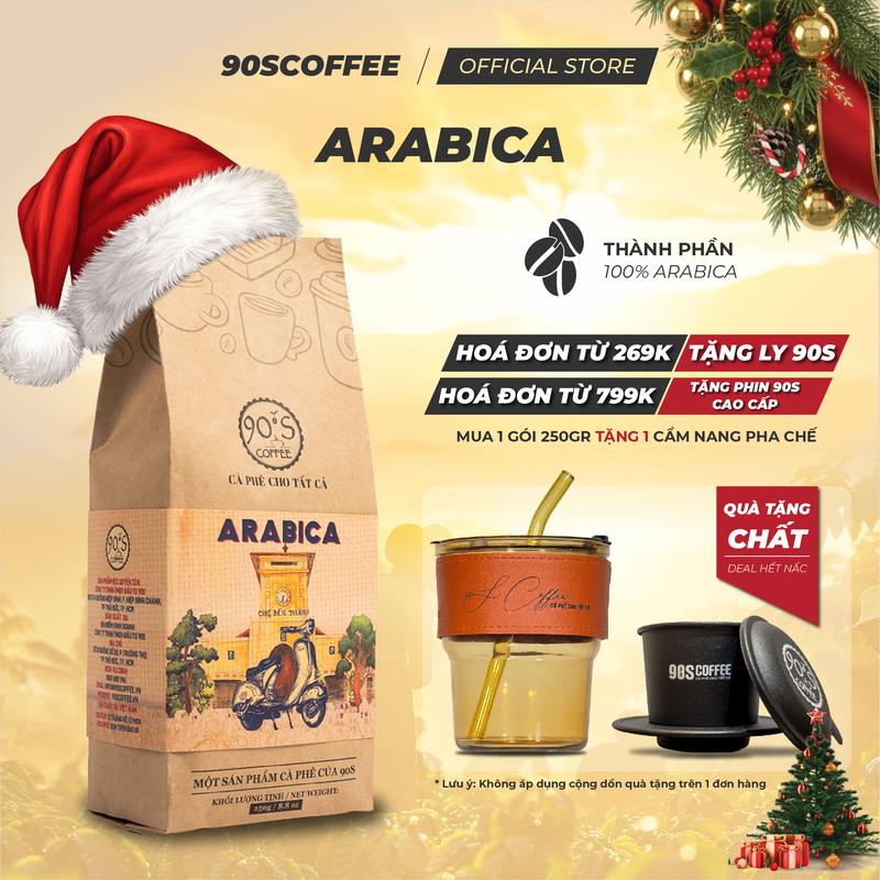  Cà Phê Rang Mộc Arabica Nguyên Chất Chua Thanh Hậu Ngọt | 90S COFFEE 