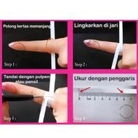 Gambar ￼Zafa Cincin Titanium Pria Wanita Anti Karat - Fence - 8 dari Zafa Aksesoris Kota Depok 4 Tokopedia