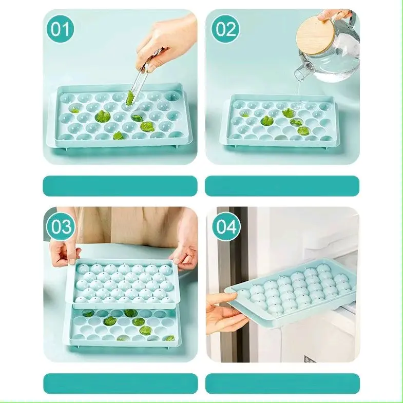 Cetakan Jelly Ball Jumbo 33 Grid 1
