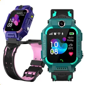 【Laris Manis】【Tiktok] (70%off)[READY] Model terbaru COD 100% asli jam tangan pintar anak Q19, Q12, Q88s: layar sentuh AMOLED 1.44 inci, bantuan darurat, pemosisian GPS real-time, smartwatch dengan panggilan telepon.