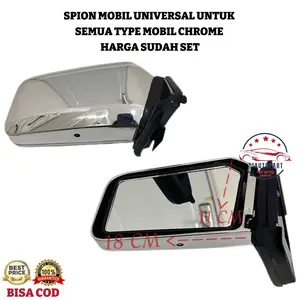 ￼Spion Mobil Universal Red Zone Untuk Semua Type Mobil Chrome Harga Sudah SET