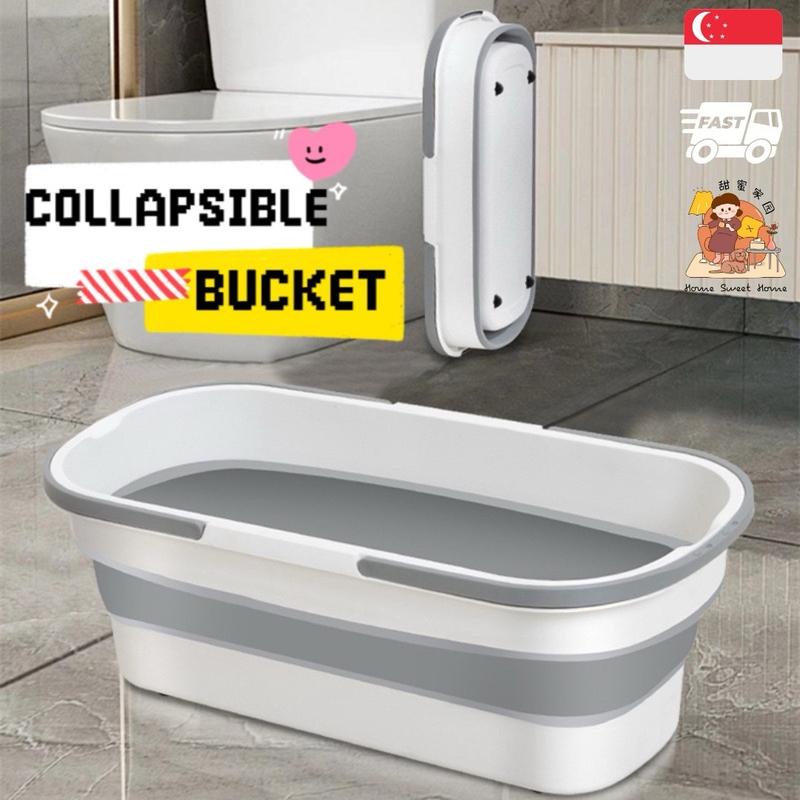 [SG] Collapsible Bucket Foldable Bucket Foldable Pail Mop Bucket ...
