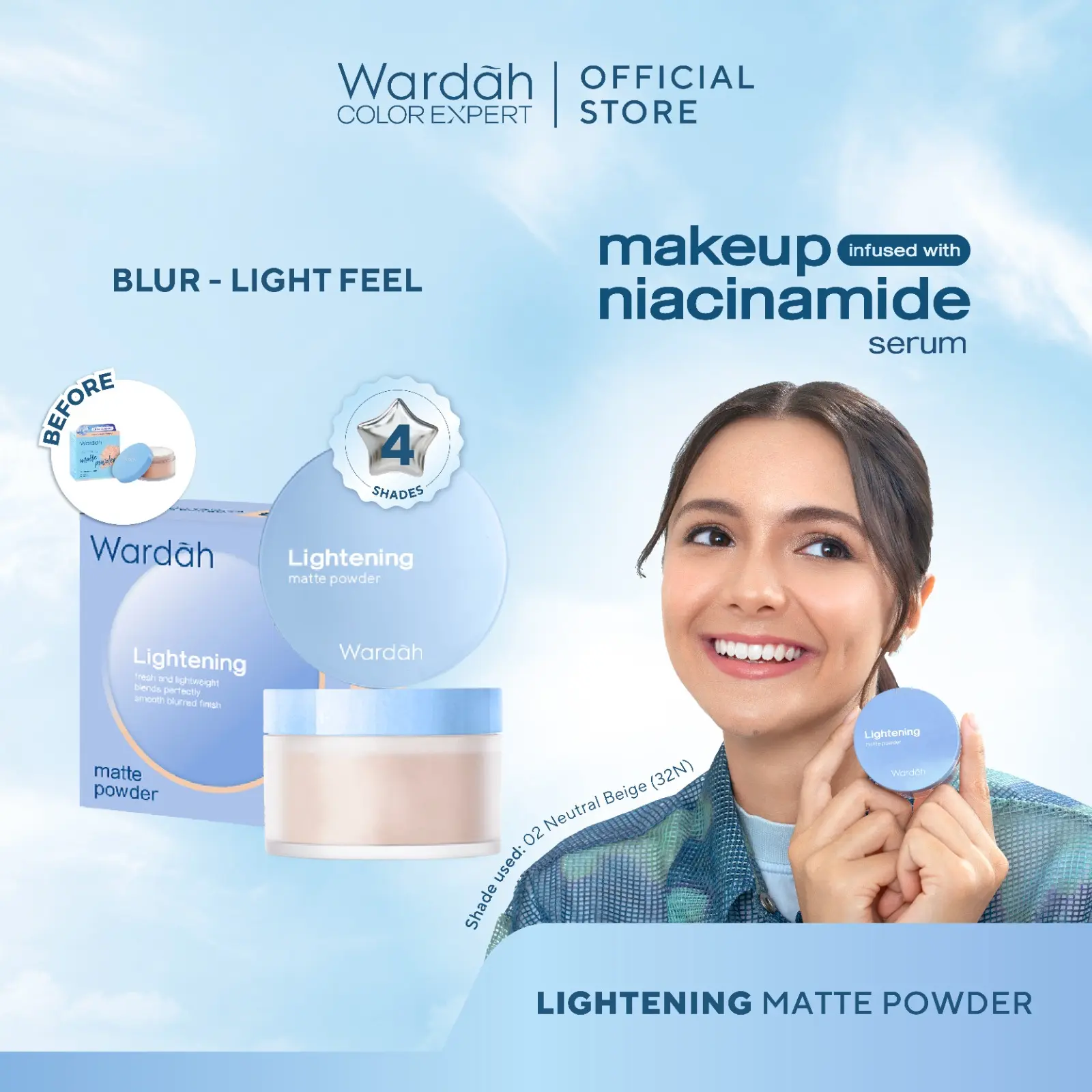 WARDAH Lightening Matte Powder 20 g 