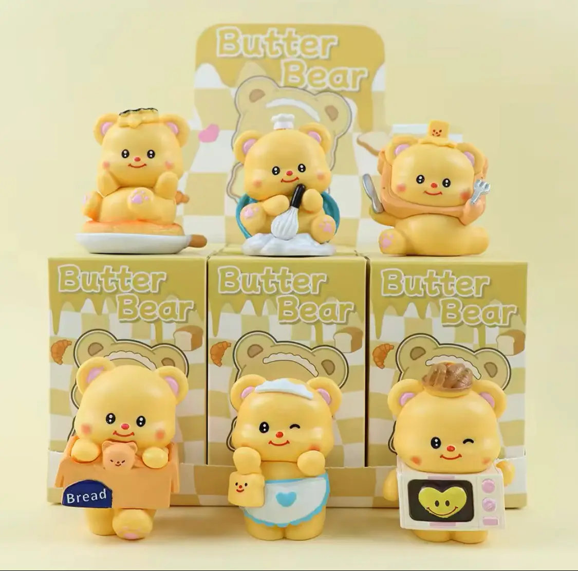 New Milky Butter Bear Series Blind Box (Set 1)