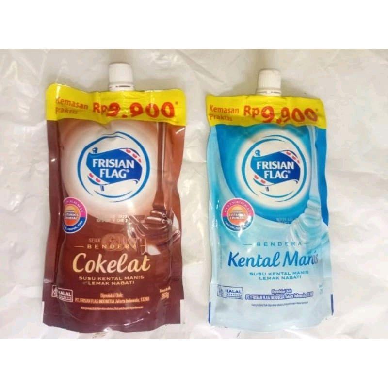 susu kental manis pouch frisian flag full cream& chocolate 250g - Shop ...