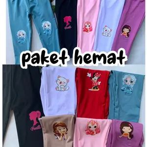 (BELI 5 GRATIS 1 ) Legging anak perempuan karakter / Legginganakmotip/ Legging anak