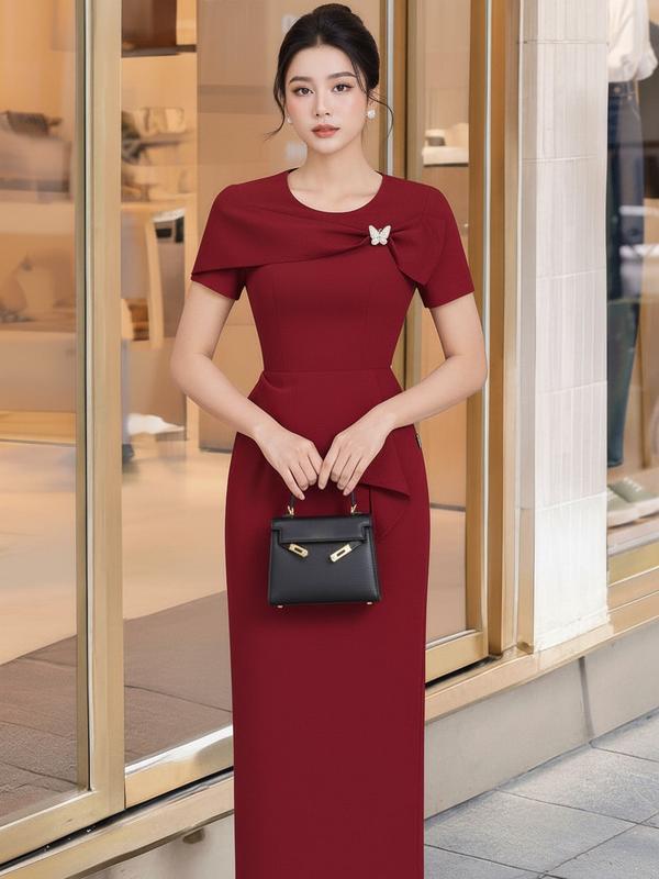   MIỄN SHIP  MDU5466 Váy Mango Cao Cấp – Thiết Kế Sang Trọng Cách Điệu Dành Cho Nữ Women. vay thiet ke cao cap đầm đẹp đi tiệc cưới sang chảnh granny dress 