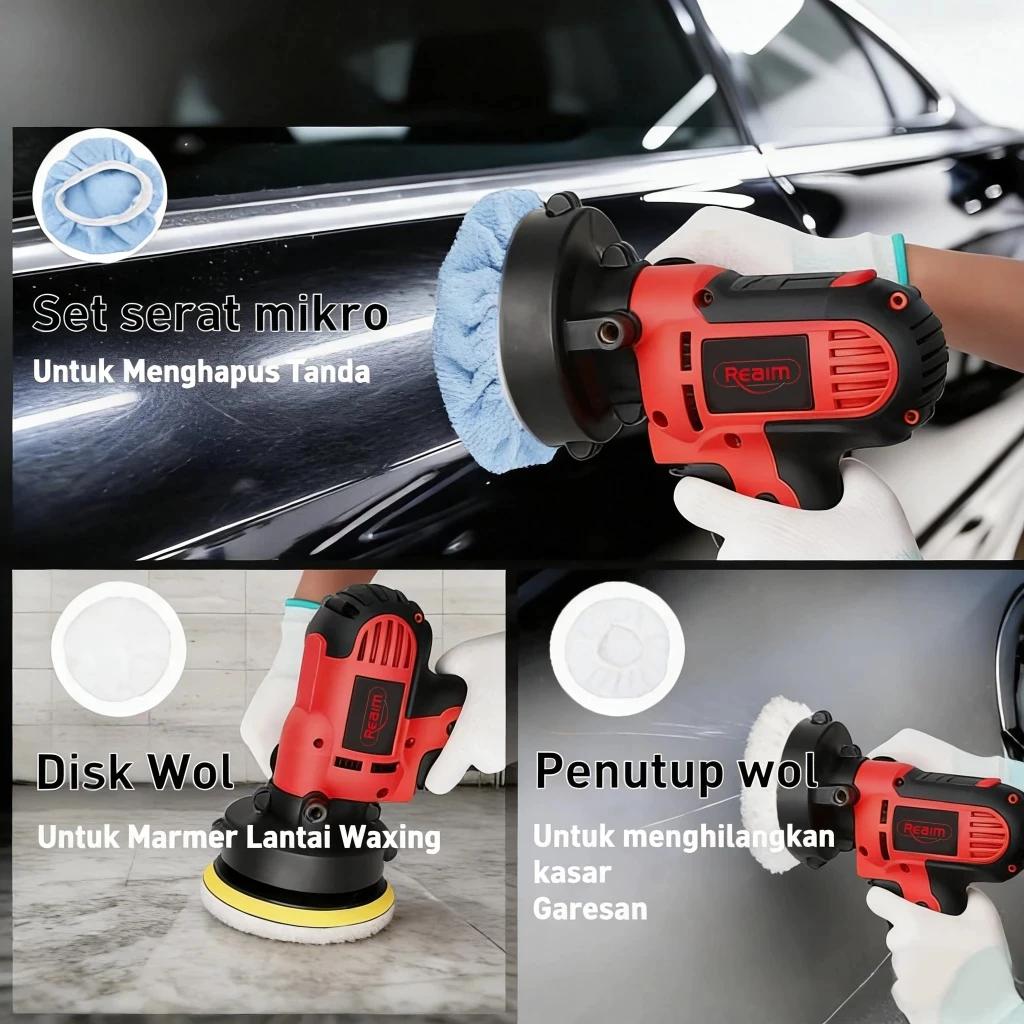 Reaim Mesin Poles Mobil Motor 5 Inch Wool Polisher Disc Untuk Salon Kendaraan dan Perawatan Cat Hasil Kilap Maksimal Kuat Tahan Lama Harga Terjangkau Garansi 5 Tahun Eksklusif Reaim Mesin Poles Mobil Motor 5 Inch Wool Polisher Disc Untuk Salon Kendaraan dan Perawatan Cat Hasil Kilap Maksimal Kuat Tahan Lama Harga Terjangkau Garansi 5 Tahun Eksklusif