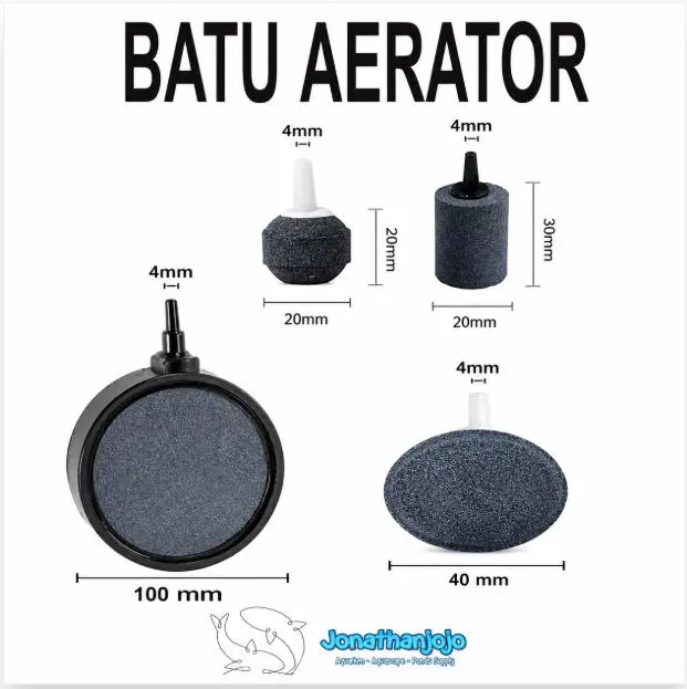Batu aerator aerasi gelembung udara oksigen aquarium akuarium