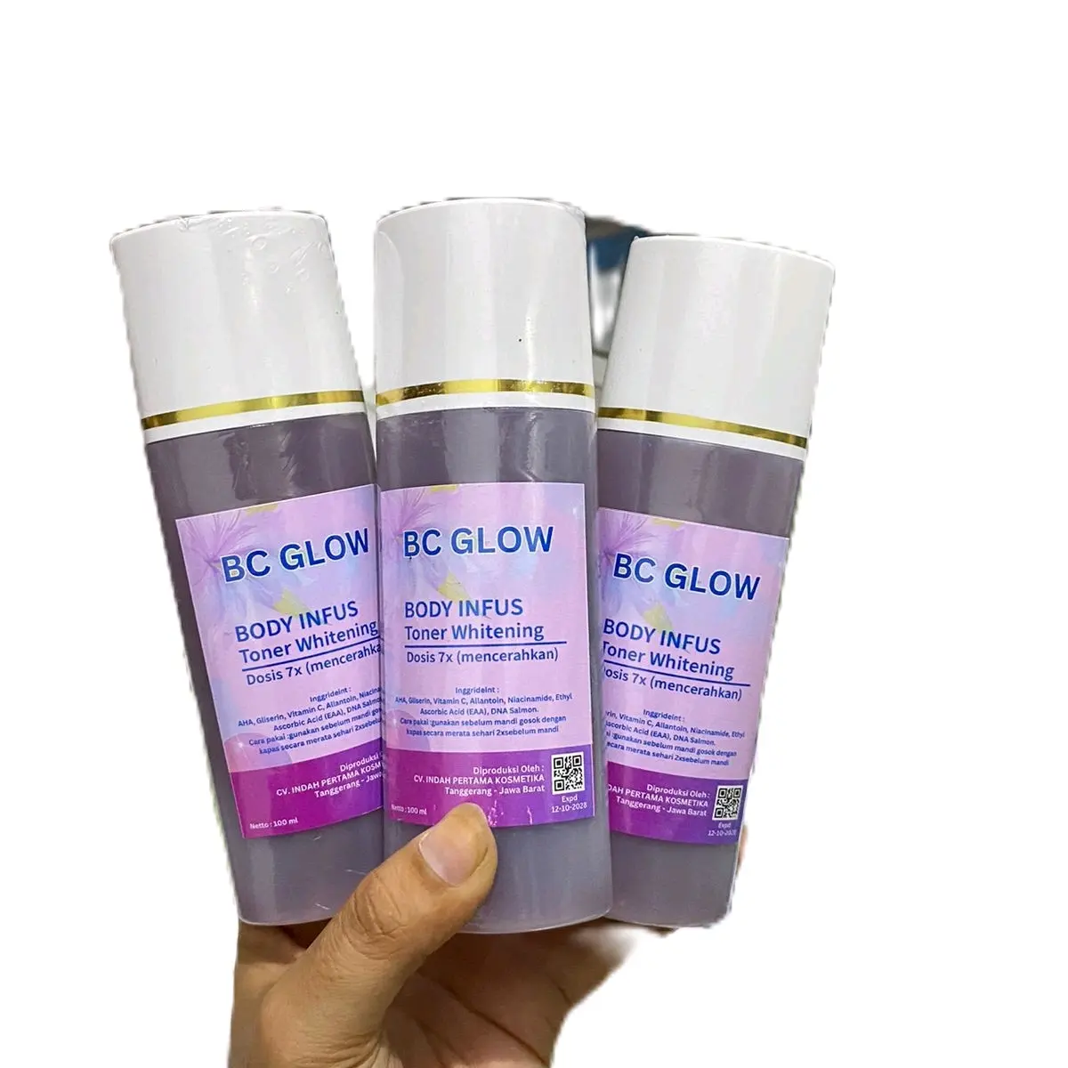 toner viral untuk kulit dabak susah putih