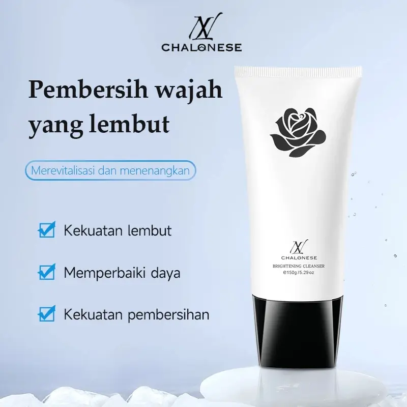 "FACIAL WASH" CLEAN AND WHITENING SOFTEN SKIN LIGHTEN SPOT CHALONESE Kotoran Membersihkan Cleanser Wajah Cleansing Berminyak 0
