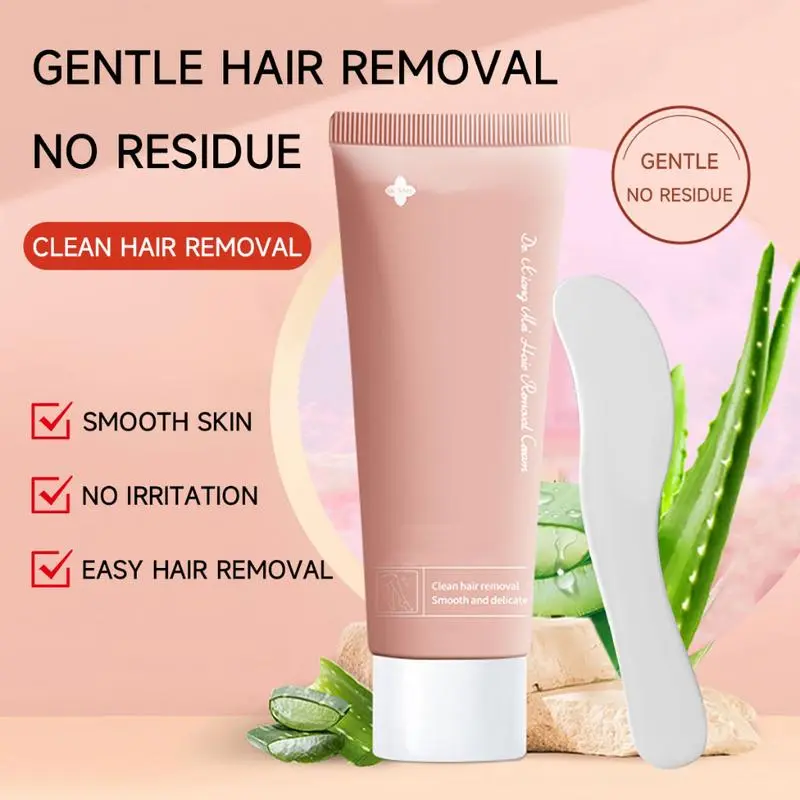 Beauty Me Fast Hair Removal Cream Gentle Plant Painless No Residue Permanent Depilatory Cream 80g