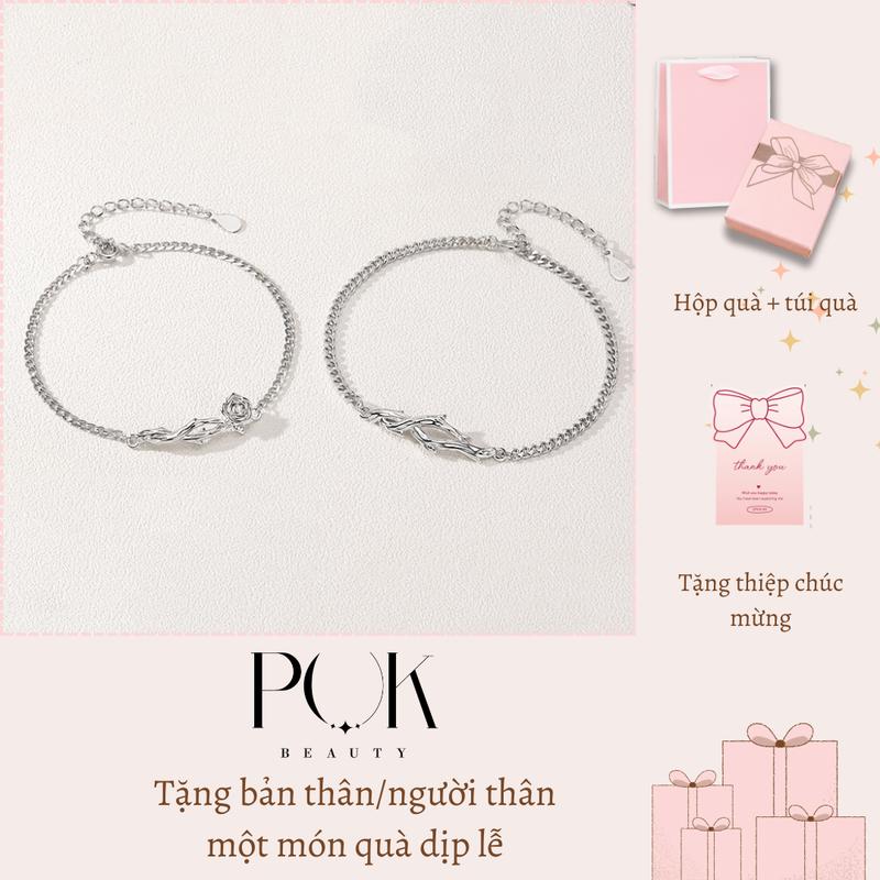  Vòng Tay Cặp Đôi Chủ Đề Hoa Hồng Gai Unisex Vòng Tay Cặp Đôi Đôi Làm Bằng Thép Titan Không Rỉ Thích Hợp Để Đeo Hàng Ngày Phụ Kiện Thời Trang Thích Hợp Cho Ngày Kỷ Niệm Và Sinh Nhật Thích Hợp Cho Bạn Trai Và Bạn Gái Đi Kèm Với Hộp Quà 