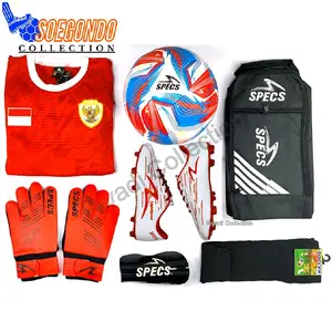 Sepatu Bola Anak Paket Komplit 7 (Sepatu, Kaos kaki anak, deker, tas, Jersey, Bola, Sarung Kiper) Bisa Untuk Usia SD-SMP